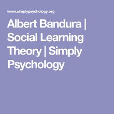 Albert Bandura