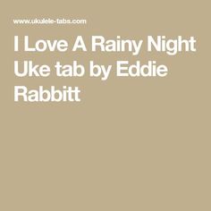 Eddie Rabbitt