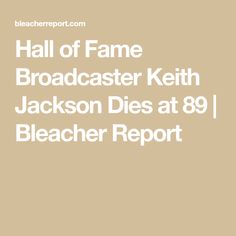 Keith Jackson