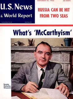 Senator Joseph McCarthy