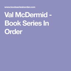 Val McDermid