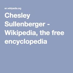 Chesley Sullenberger