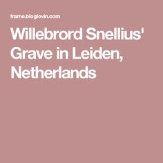 Willebrord Snell