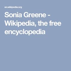 Sonia Greene