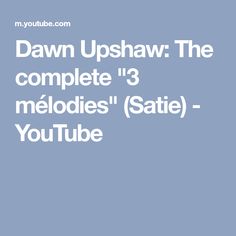 Dawn Upshaw