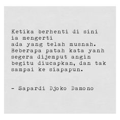 Sapardi Djoko Damono