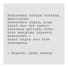 Sapardi Djoko Damono