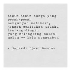 Sapardi Djoko Damono