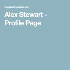 Alex Stewart