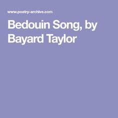 Bayard Taylor