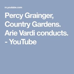 Percy Grainger