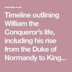 William the Conqueror