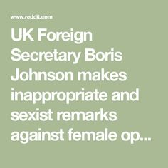 Boris Johnson