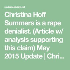 Christina Hoff Sommers