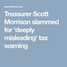 Scott Morrison