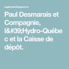 Paul Desmarais