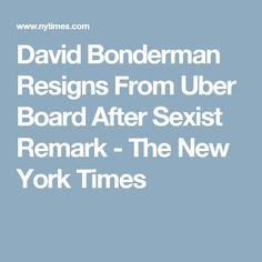 David Bonderman