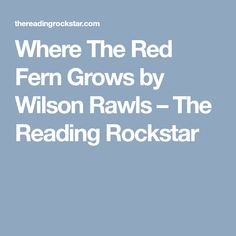 Wilson Rawls