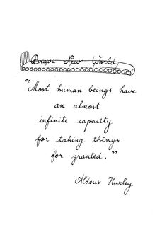 Aldous Huxley