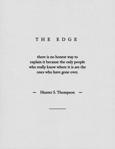 Hunter S. Thompson