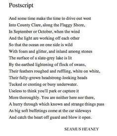 Seamus Heaney