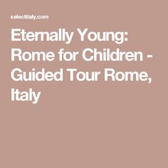 Young Rome