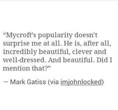 Mark Gatiss