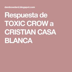 Toxic Crow