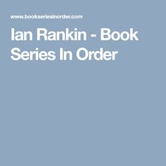 Ian Rankin