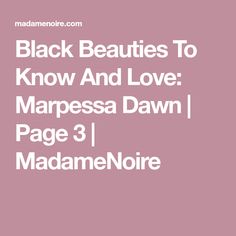 Marpessa Dawn