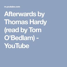 Thomas Hardy