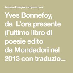 Yves Bonnefoy